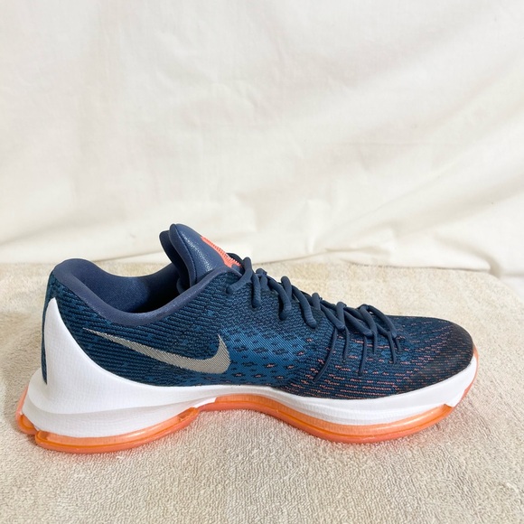 Nike KD 8 Away Blue Orange size 8.5 MEN’S BASKETBALL SHOES - Picture 5 of 9